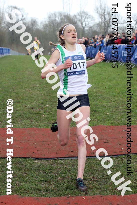 Senior womens Inter Counties Cross Country, Prestwold Hall, Loughborough. Photo: David T. Hewitson/Sports for All Pics